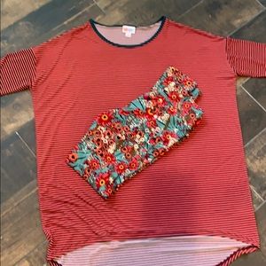 LuLaRoe Irma and leggings
